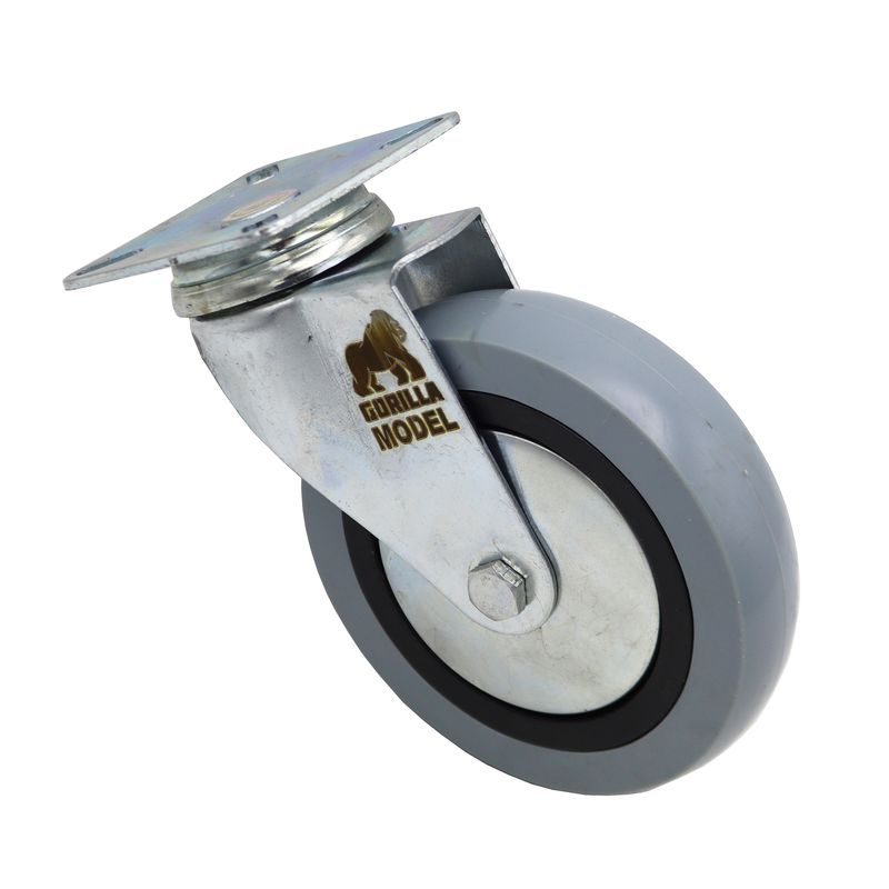 چرخ گردان  مدل گوریلا کد yp lastici kafi 120mm